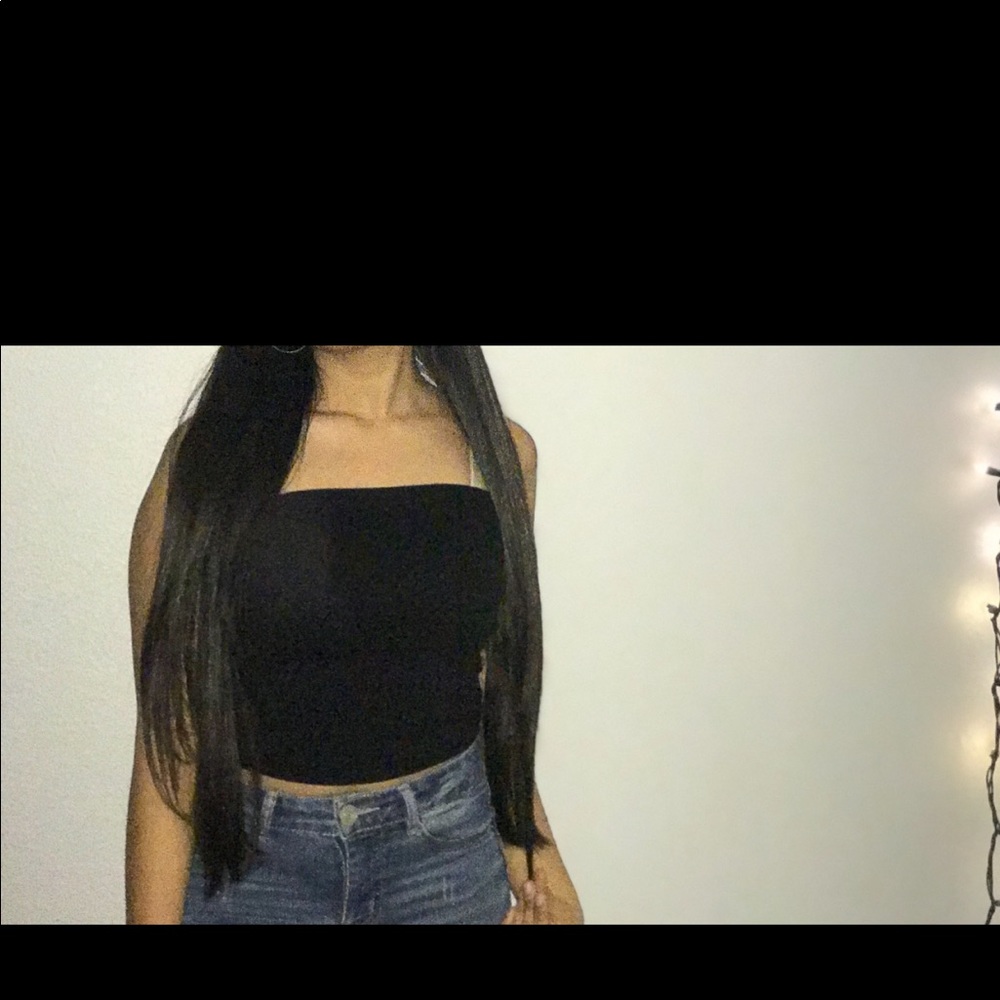 Juniors Black tube top